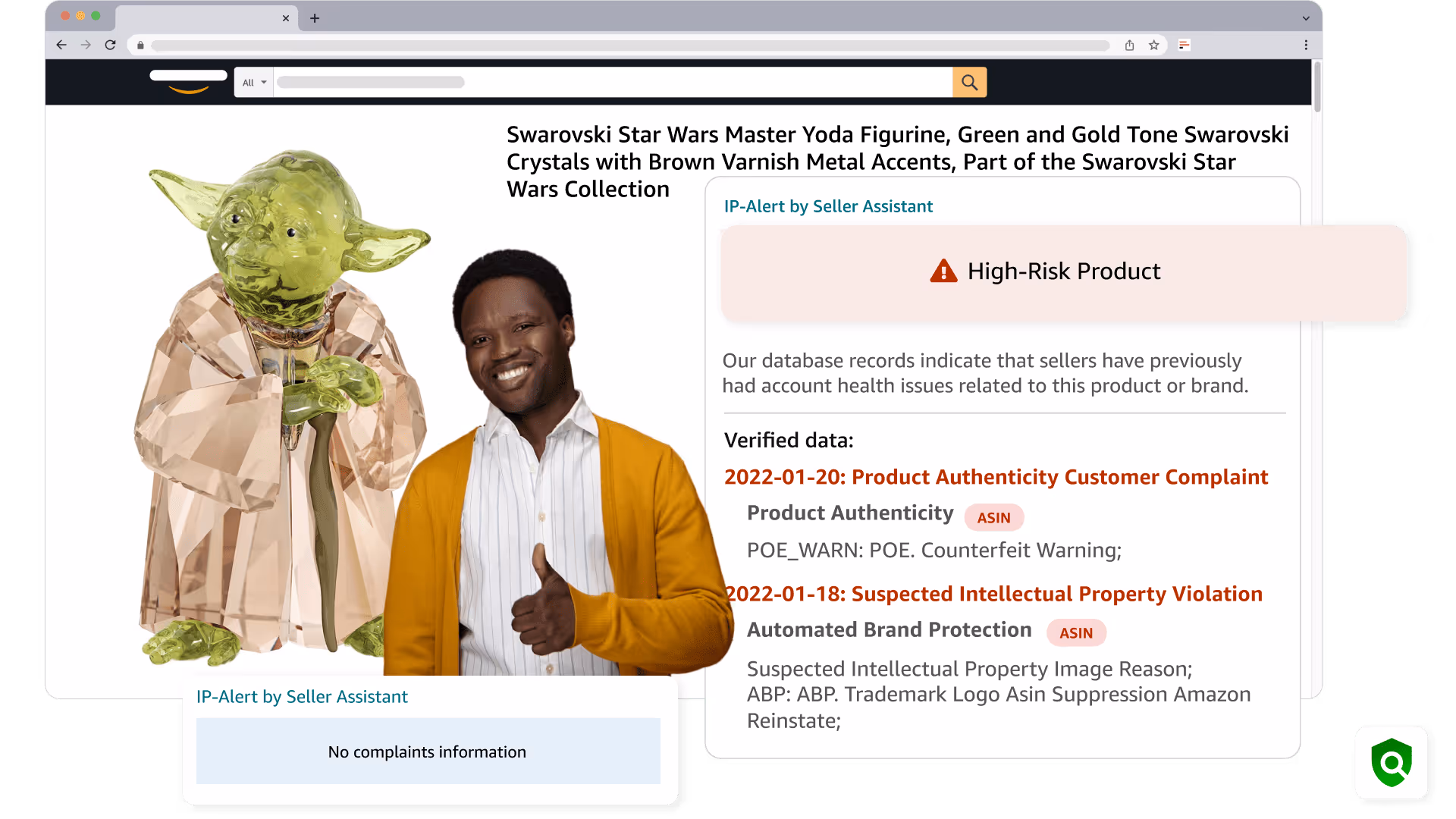 Seller Assistant is a powerful alternative to IP-Alert.